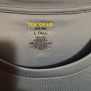 Tek Gear Men's Gray Short Sleeve Tee